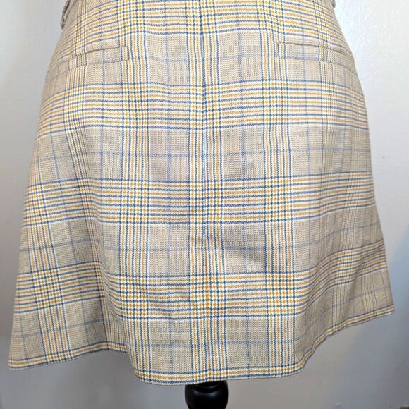 Tibi Plaid Mini Y2K Preppy Light Academia Collegiate Nostalgiacore  Skirt 10 - Picture 7 of 9